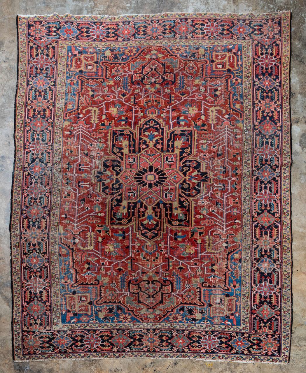 HERIZ WOOL ON COTTON PERSIAN CARPET