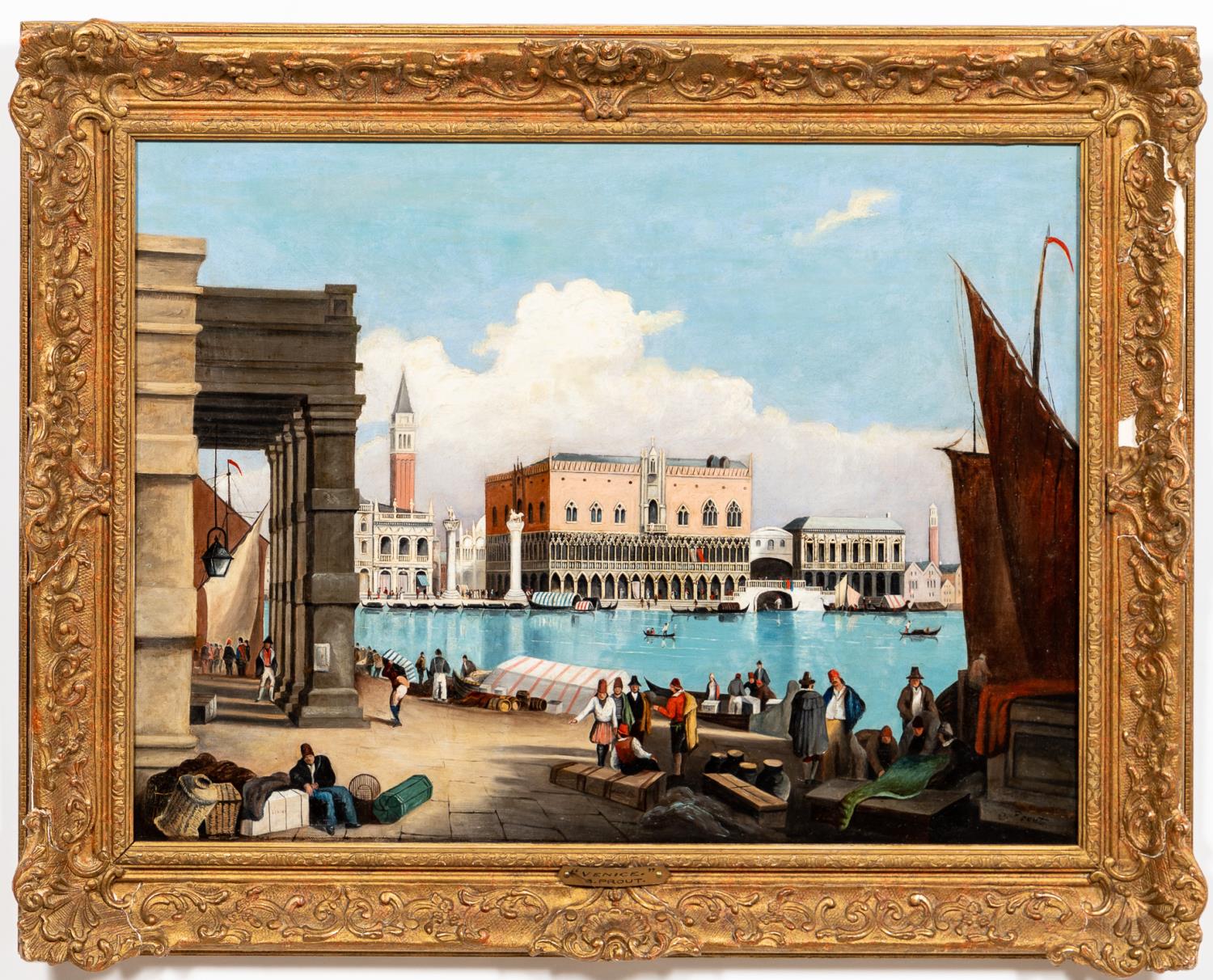 SAMUEL PROUT DOGE S PALACE SIGNED 35e294