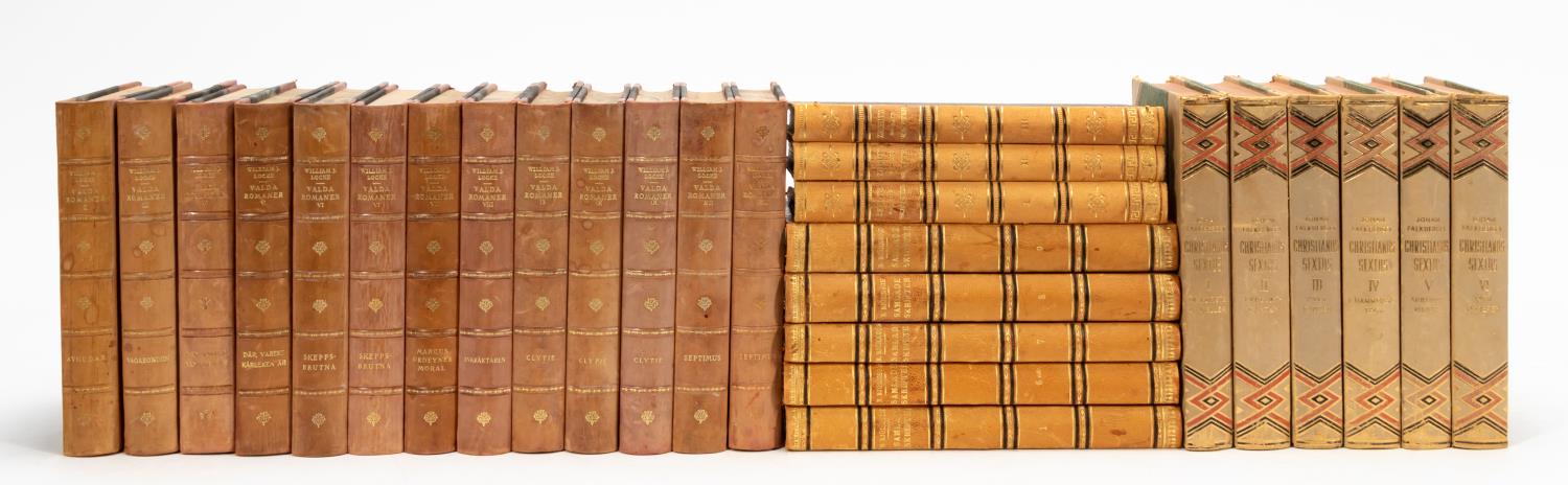 LEATHERBOUND BOOKS GILT TITLES  35e2e3