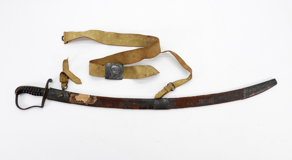 U S MILITIA SWORD BELT AND PLATE 35e3d5