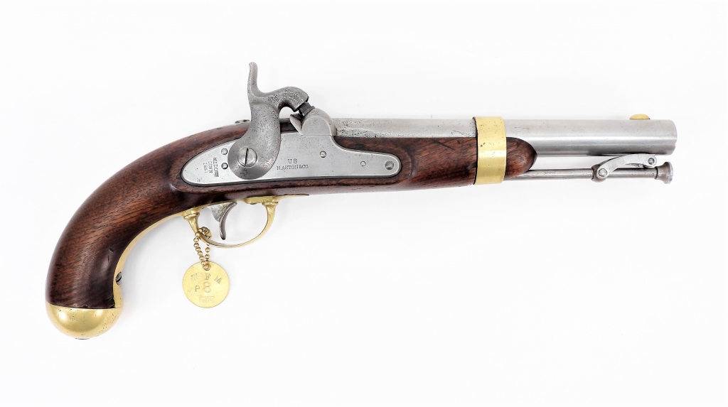 U.S. ASTON MODEL 1842 PERCUSSION PISTOL