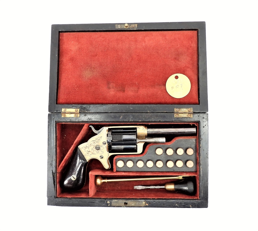 CASED BROOKLYN ARMS FRONT LOADING PISTOL