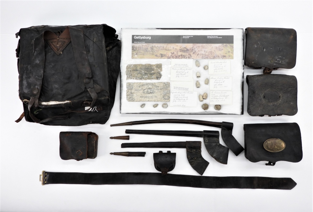 GROUP OF CIVIL WAR ERA ACCOUTERMENTS 35e434