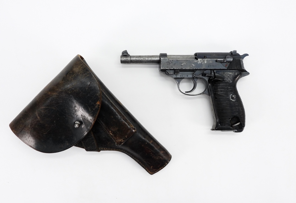 WWII GERMAN P 38 PISTOL AND HOLSTER 35e4c3