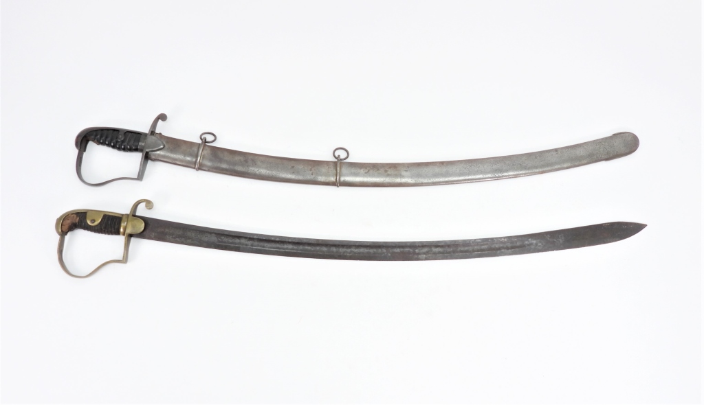 TWO CAVALRY SABERS A British Pattern 35e500