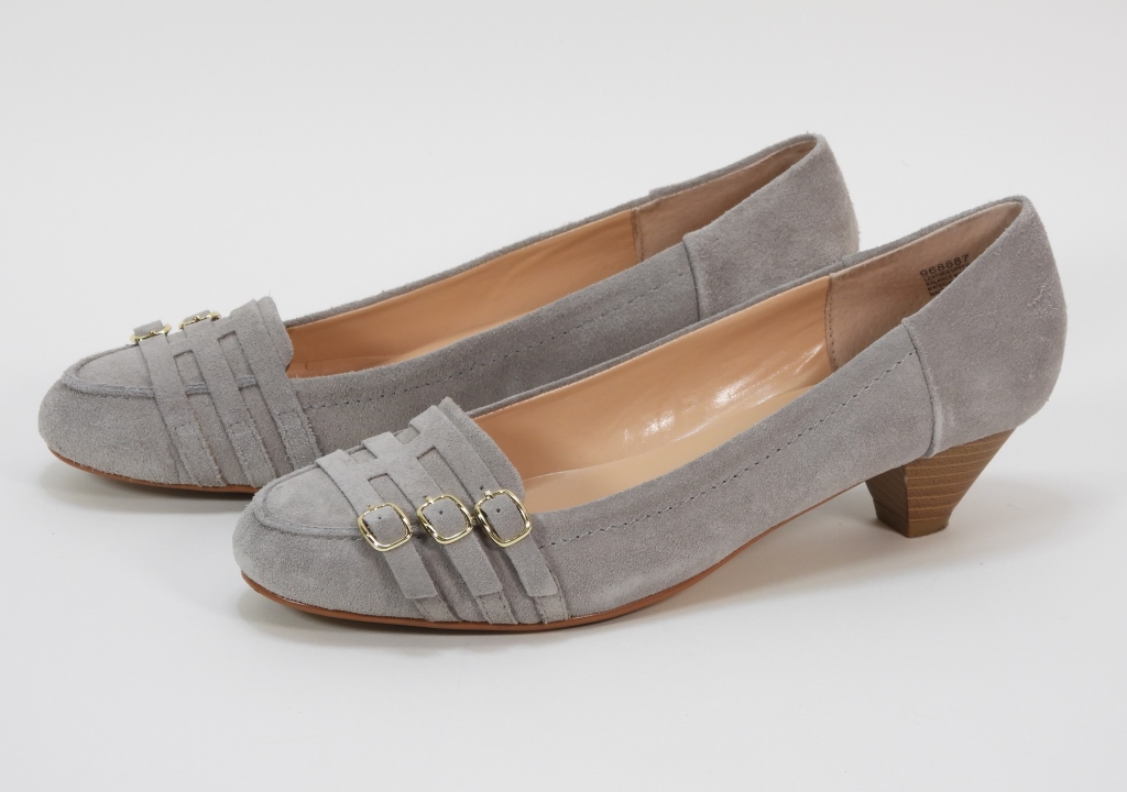 AJ VALENCI GRAY SUEDE SHOES SIZE 35e583