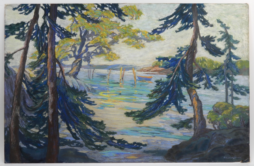 JOHN EDDY HUTCHINS LAKE LANDSCAPE 35e5e2