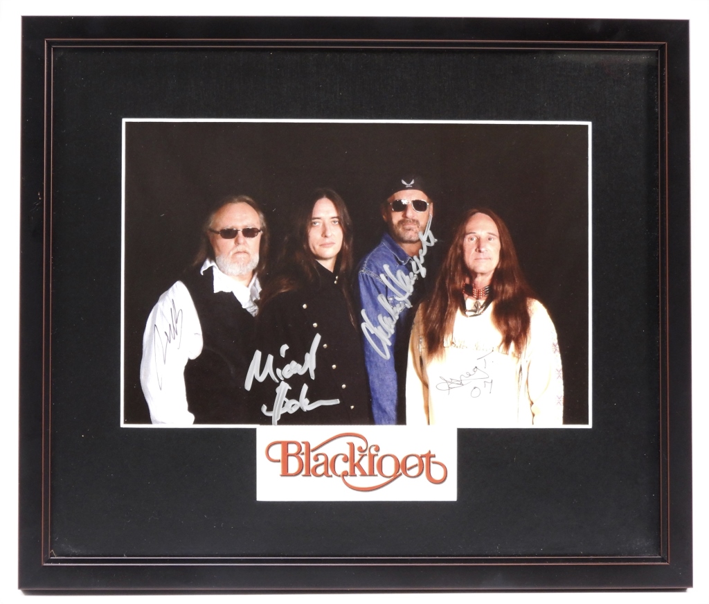 AUTOGRAPHED BLACKFOOT PROMOTIONAL