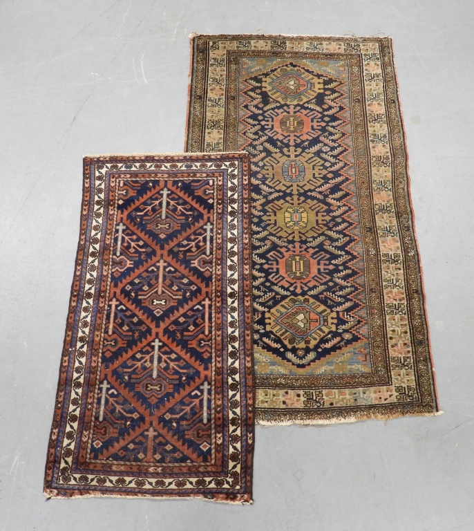 2PC MIDDLE EASTERN BOTANICAL CARPET 35e681