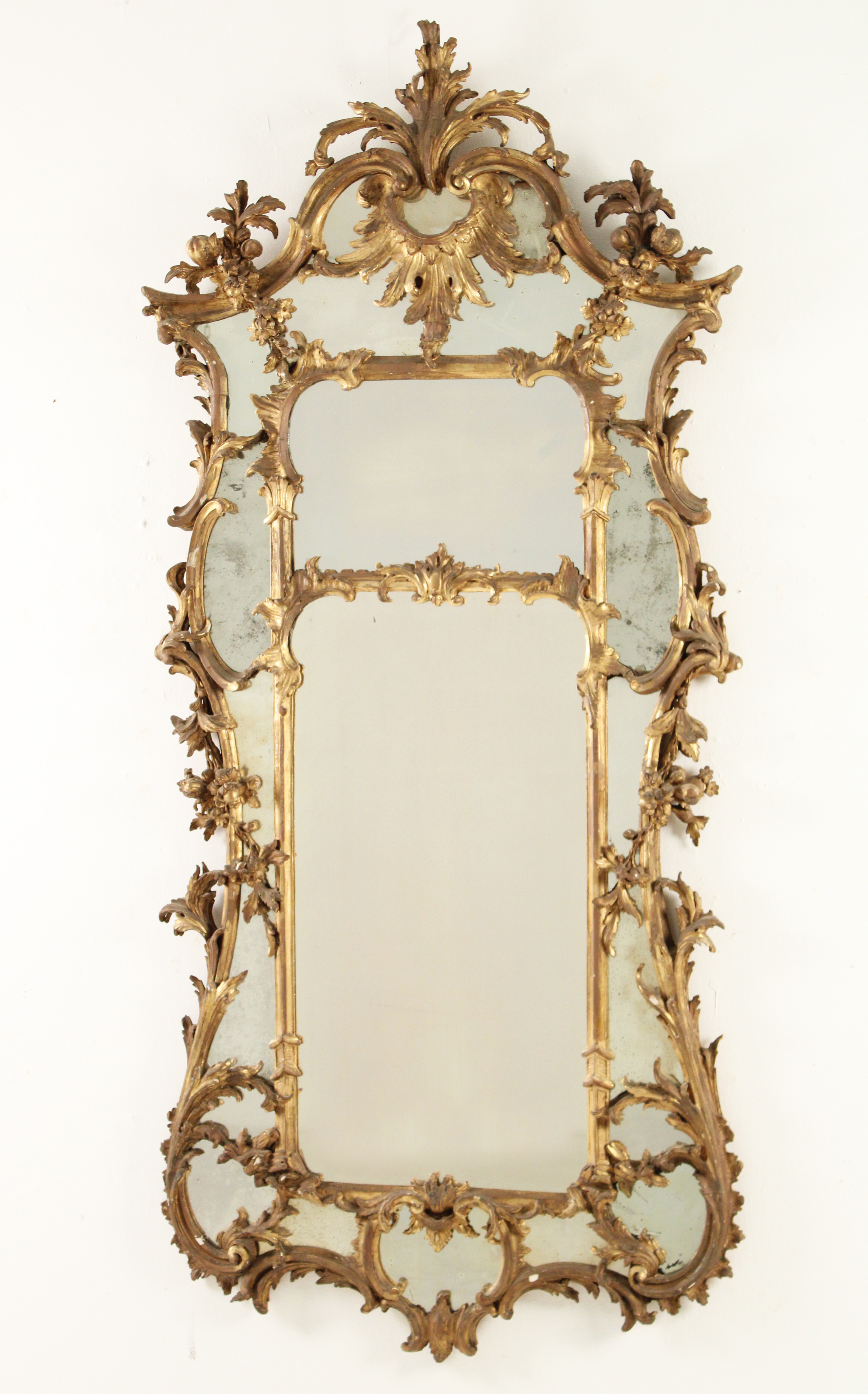 GRAND LOUIS XV STYLE MIRROR, EARLY