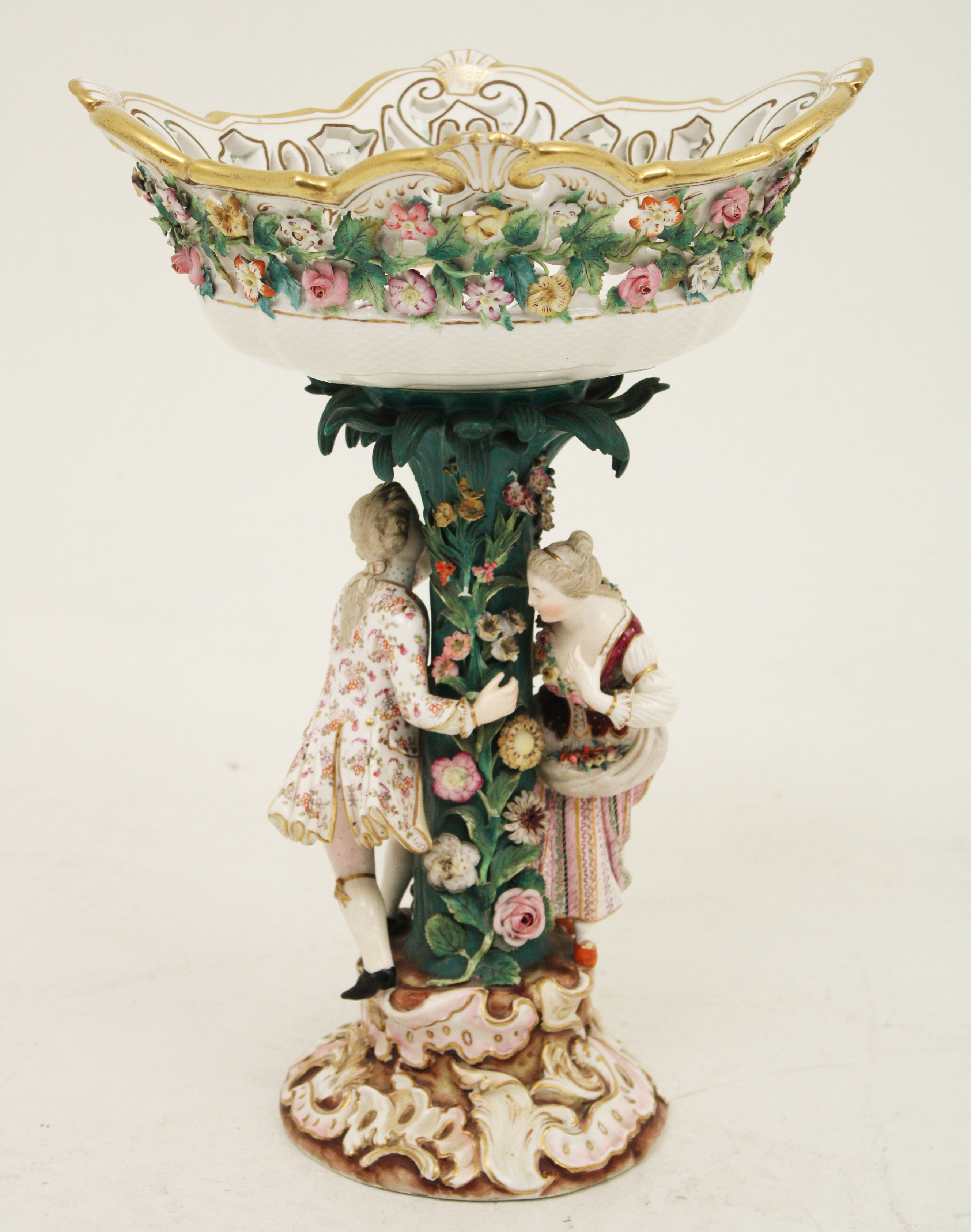 GERMAN MEISSEN PORCELAIN COMPOTE 35e701