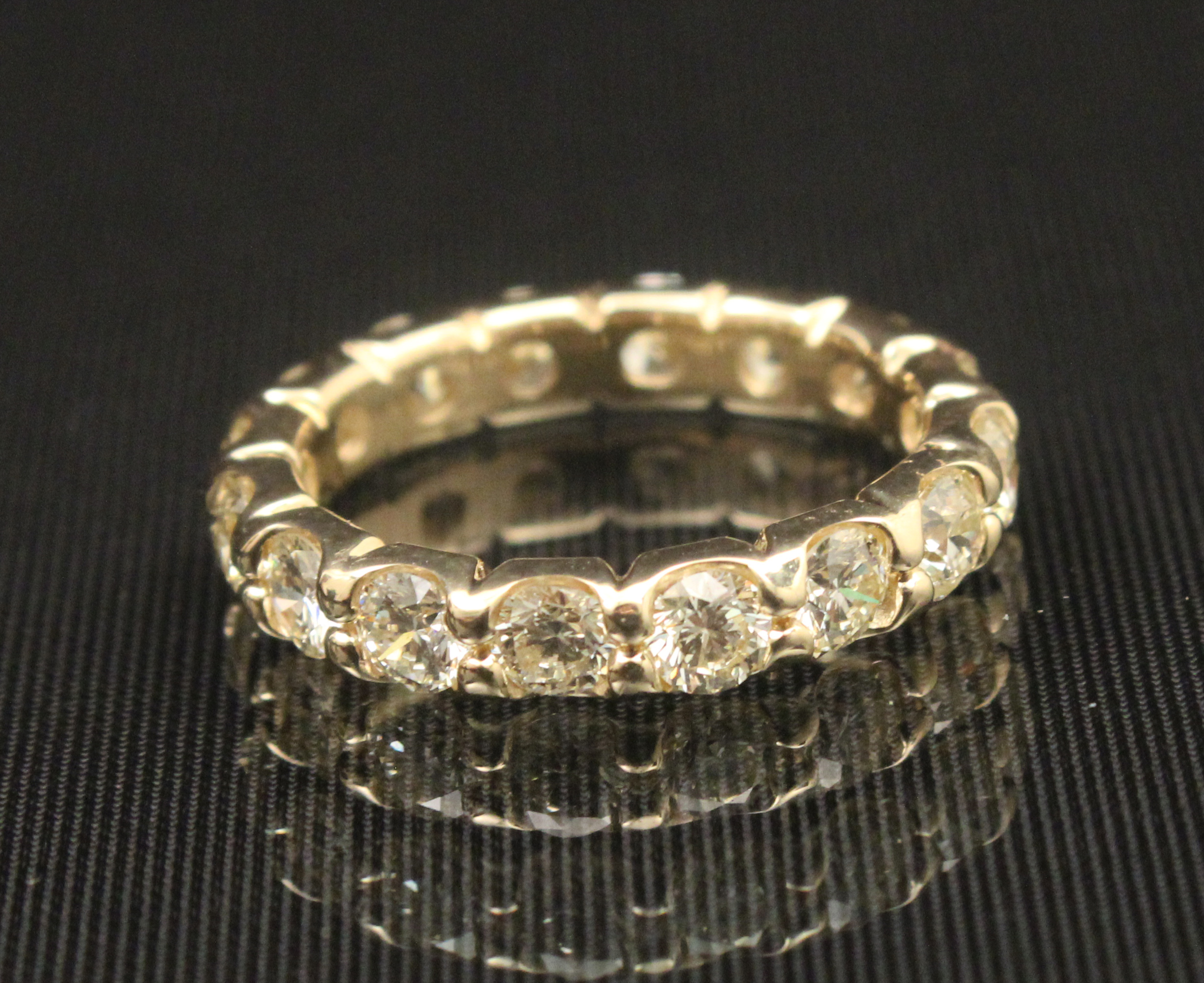 14K YELLOW GOLD DIAMOND ETERNITY 35e730