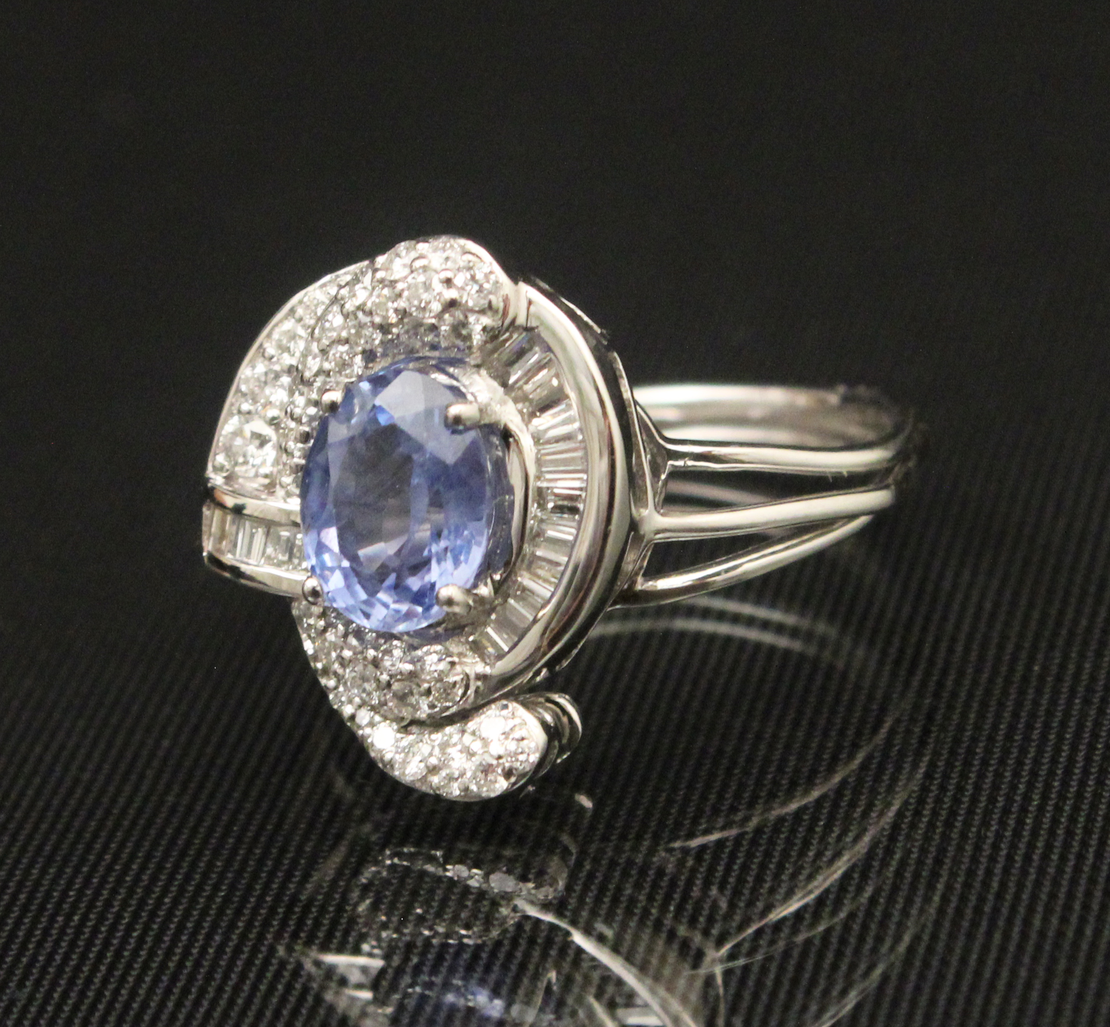 PLATINUM 1 75 CT SAPPHIRE AND 35e73f