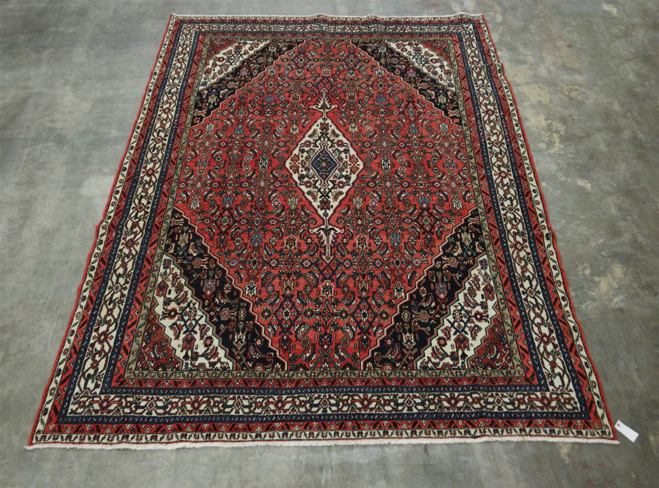 ORIENTAL RUG 8'8" X 11'10" HOSEINABAD