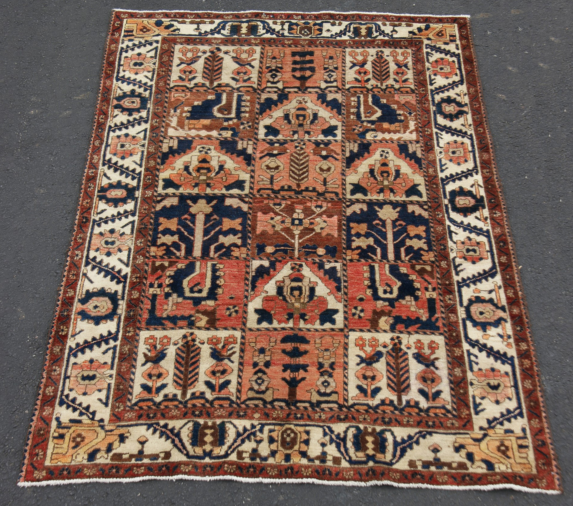 ORIENTAL RUG 5 X 7 4 BAKHTIARI 35e809