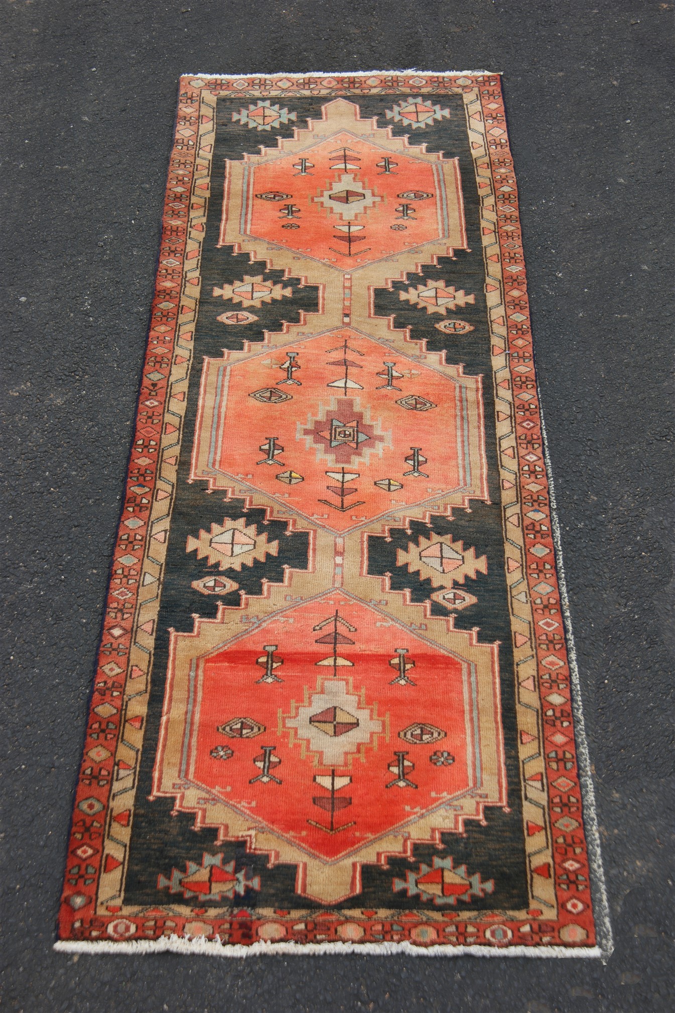 ORIENTAL RUG 3 1 X 9 3 KURDISH 35e814