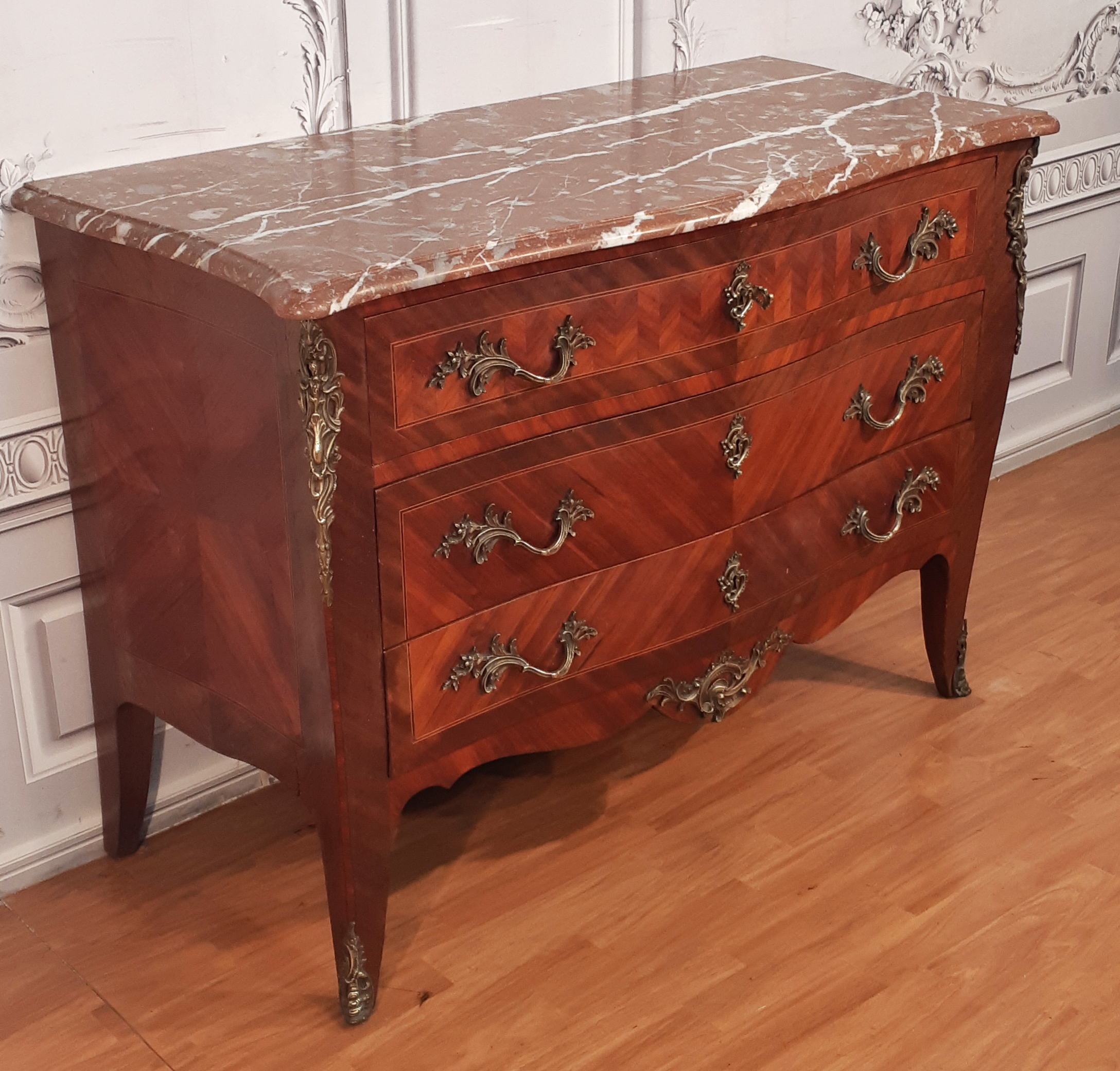 LOUIS XV STYLE MARBLE TOP INLAID 35e82a