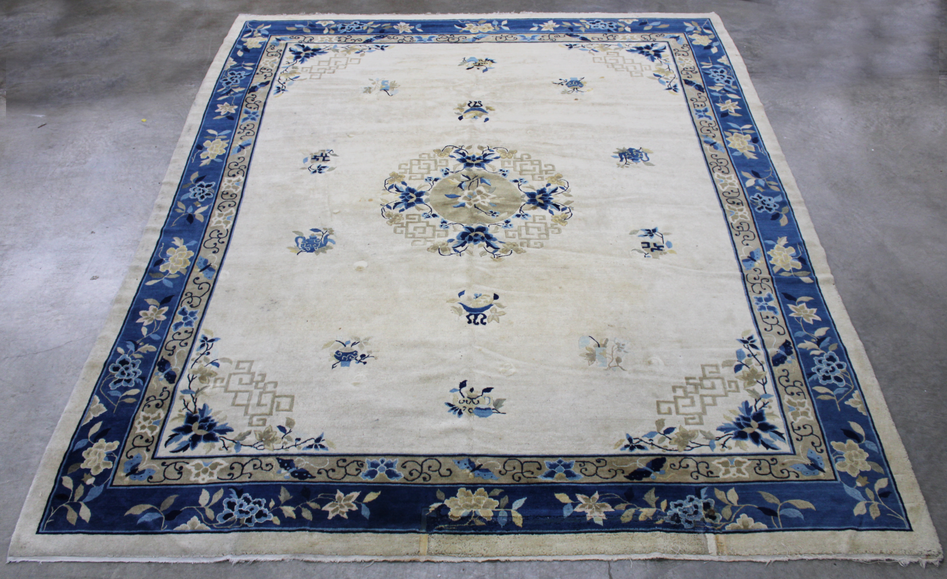 CHINESE HANDWOVEN RUG 10 3 X 12 8  35e8d7