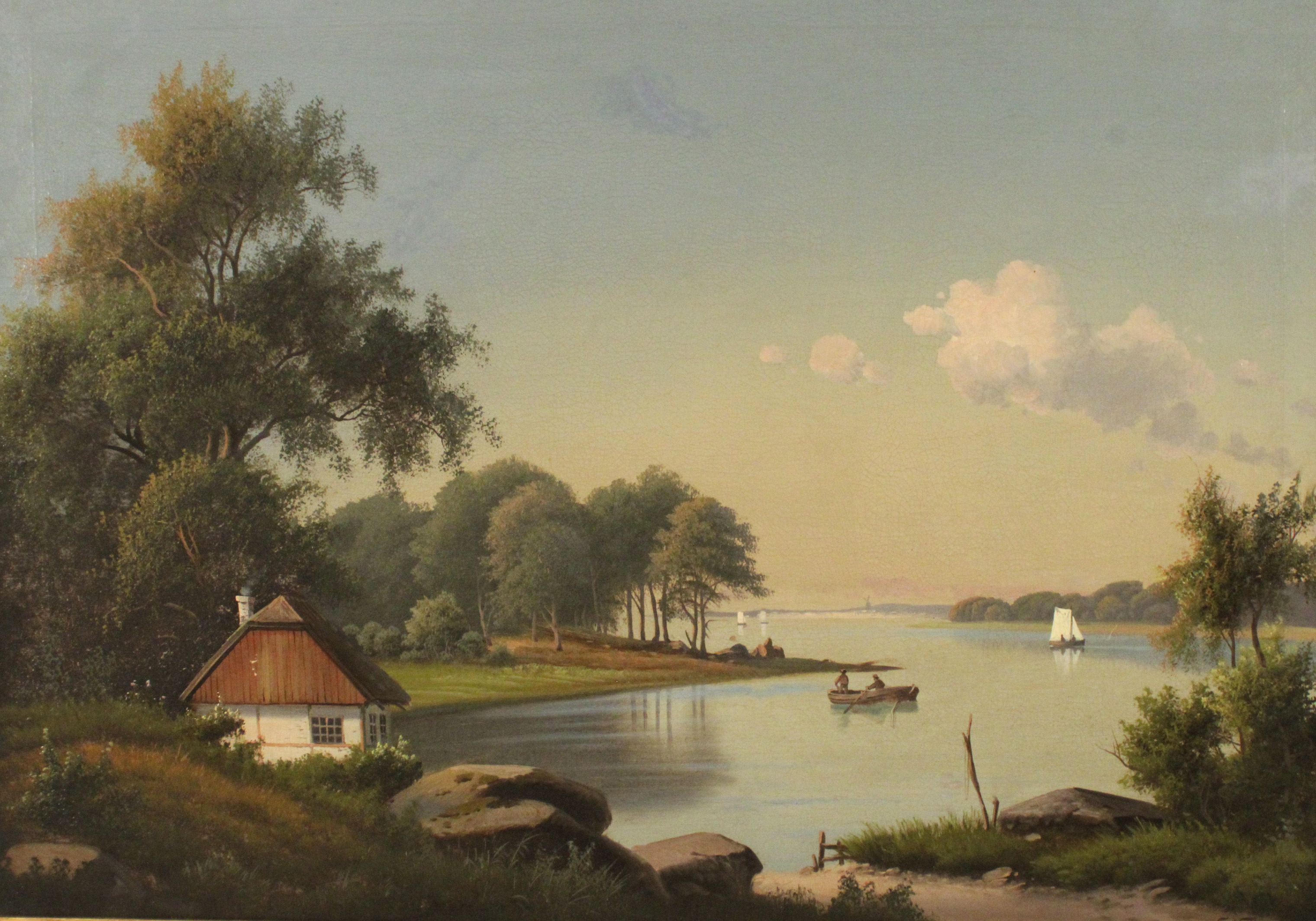 19TH C O C LANDSCAPE PAINTING 35e92a