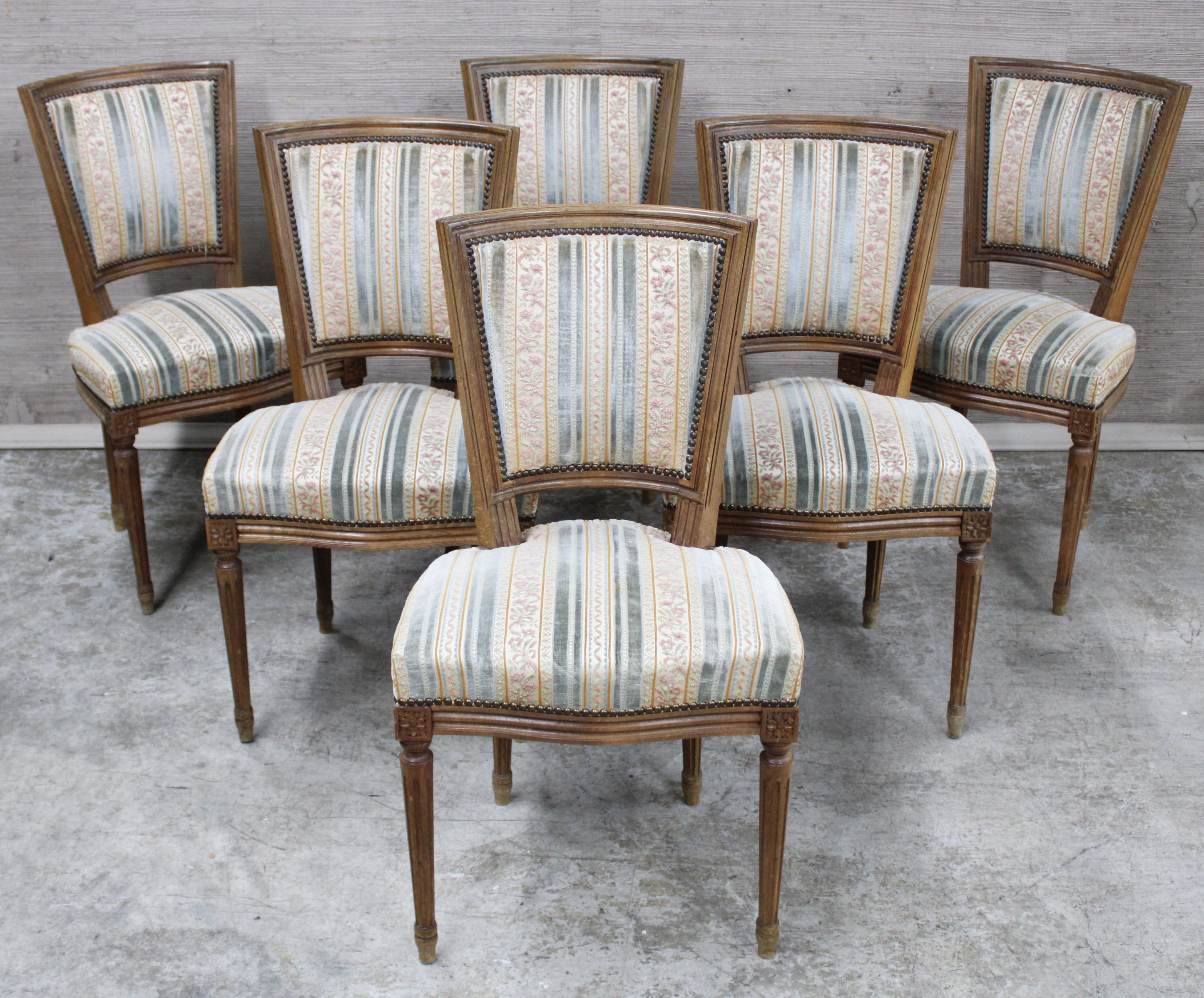 SET OF 6 TRANSITIONAL STYLE FRENCH