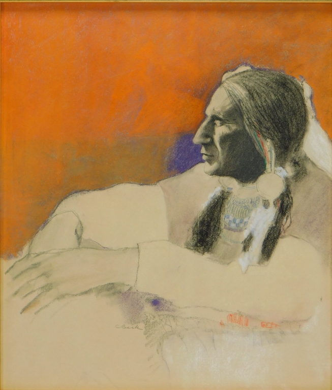 CLIFFORD BECK NATIVE AMERICAN PASTEL