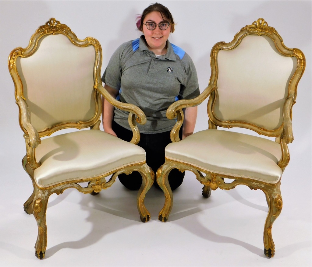 PR ANTIQUE FRENCH SIDE CHAIRS France,Late19th-