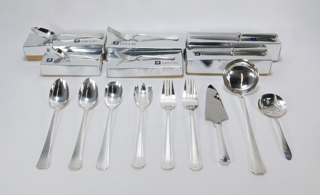 61PC ERCUIS STAINLESS STEEL FLATWARE