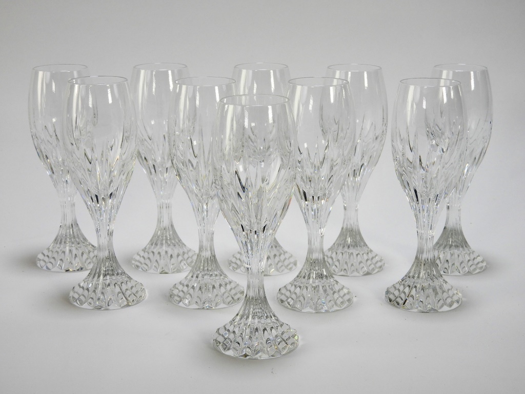 10PC BACCARAT MASSENA CORDIAL SET 35ea4a