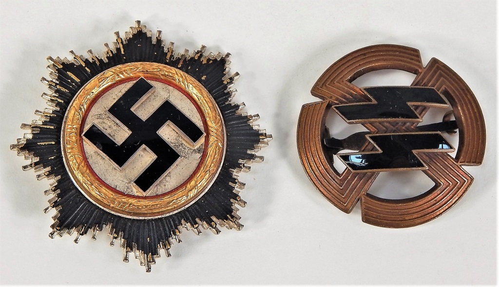 TWO REPRODUCTION WWII GERMAN MEDALS
