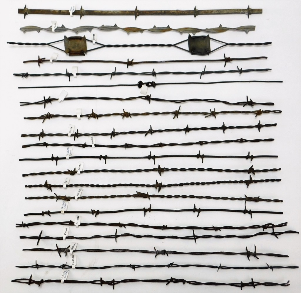 20PC ANTIQUE BARB WIRE COLLECTION