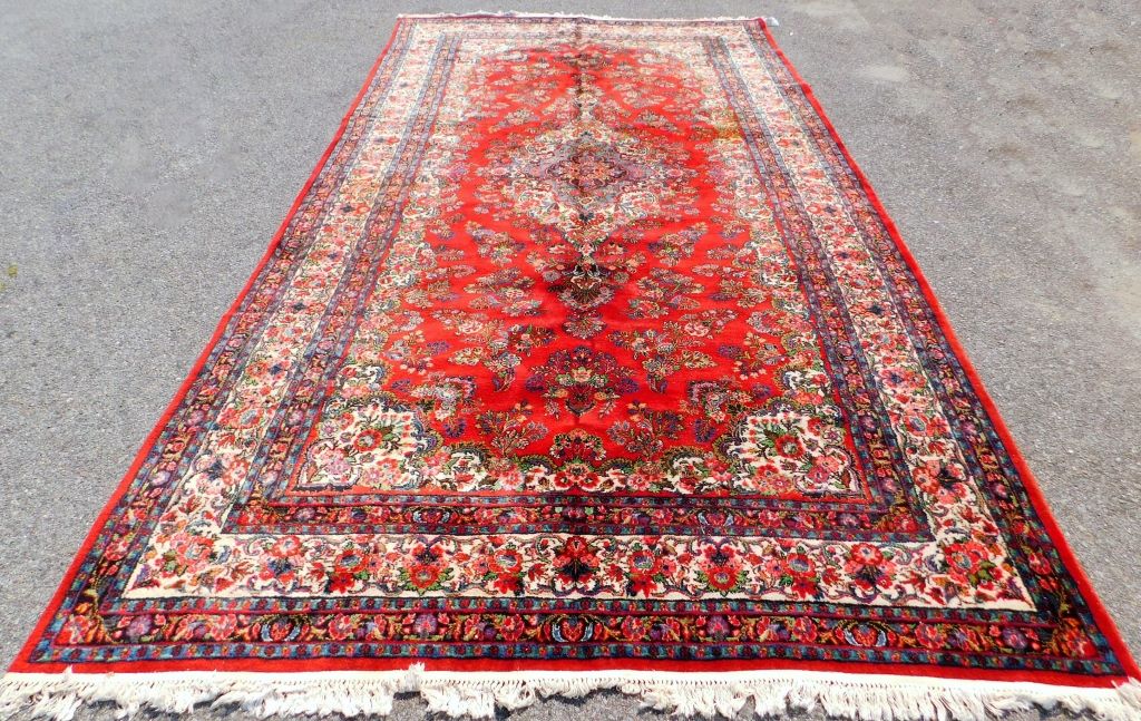 LG ANTIQUE PERSIAN RUG Middle East,Circa