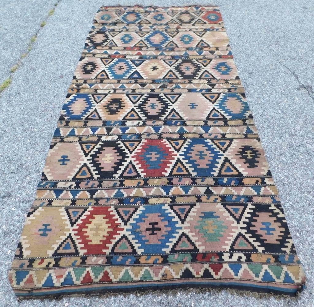 ANTIQUE MIDDLE EASTERN FLAT WEAVE
