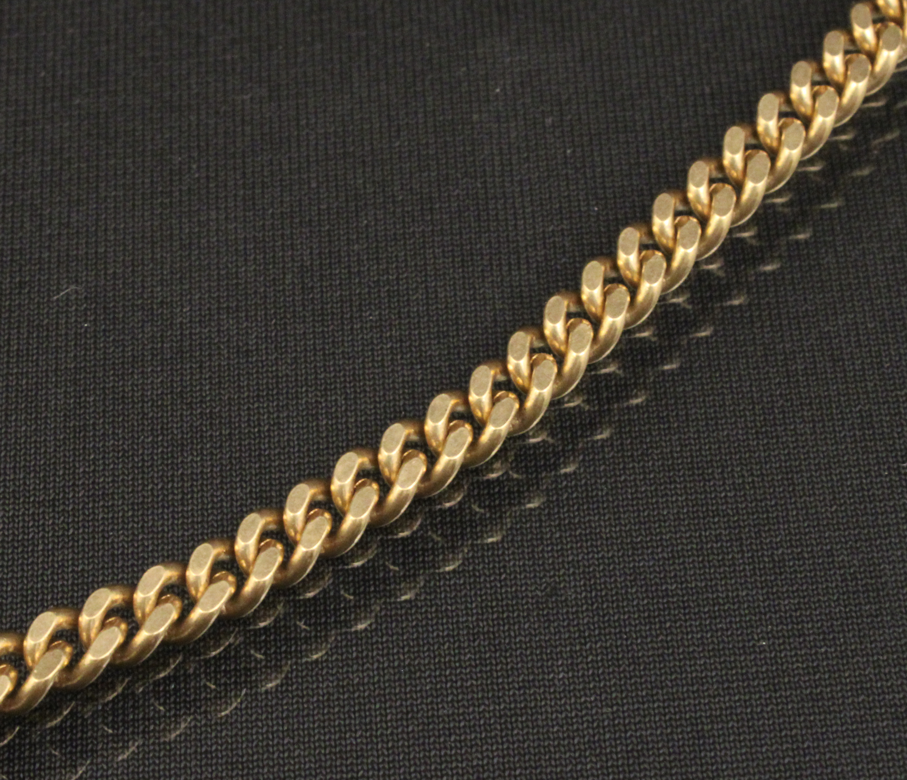 18K YELLOW GOLD CHAIN 35" NECKLACE;