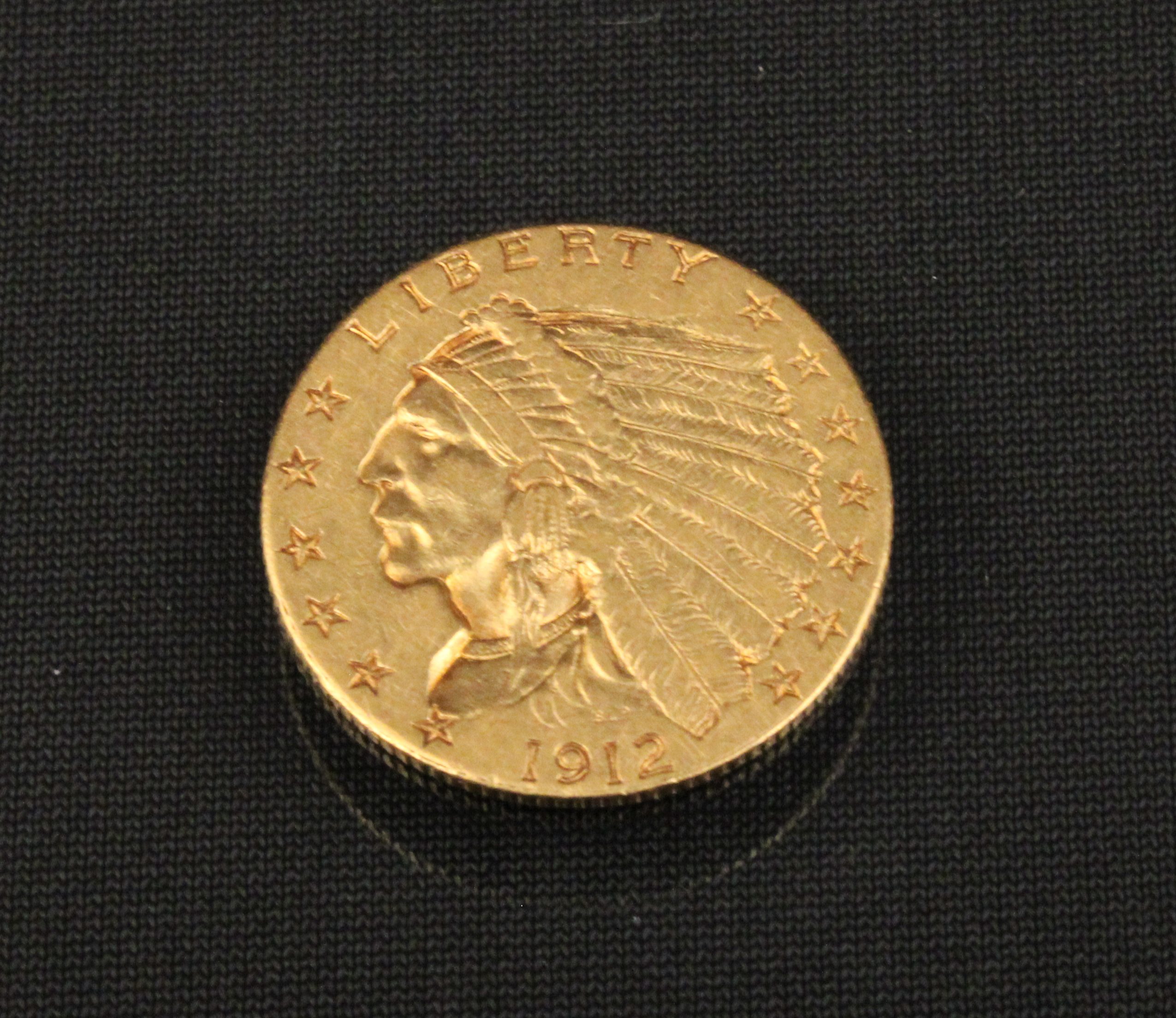 1912 INDIAN HEAD 2 50 GOLD COIN 35eb41