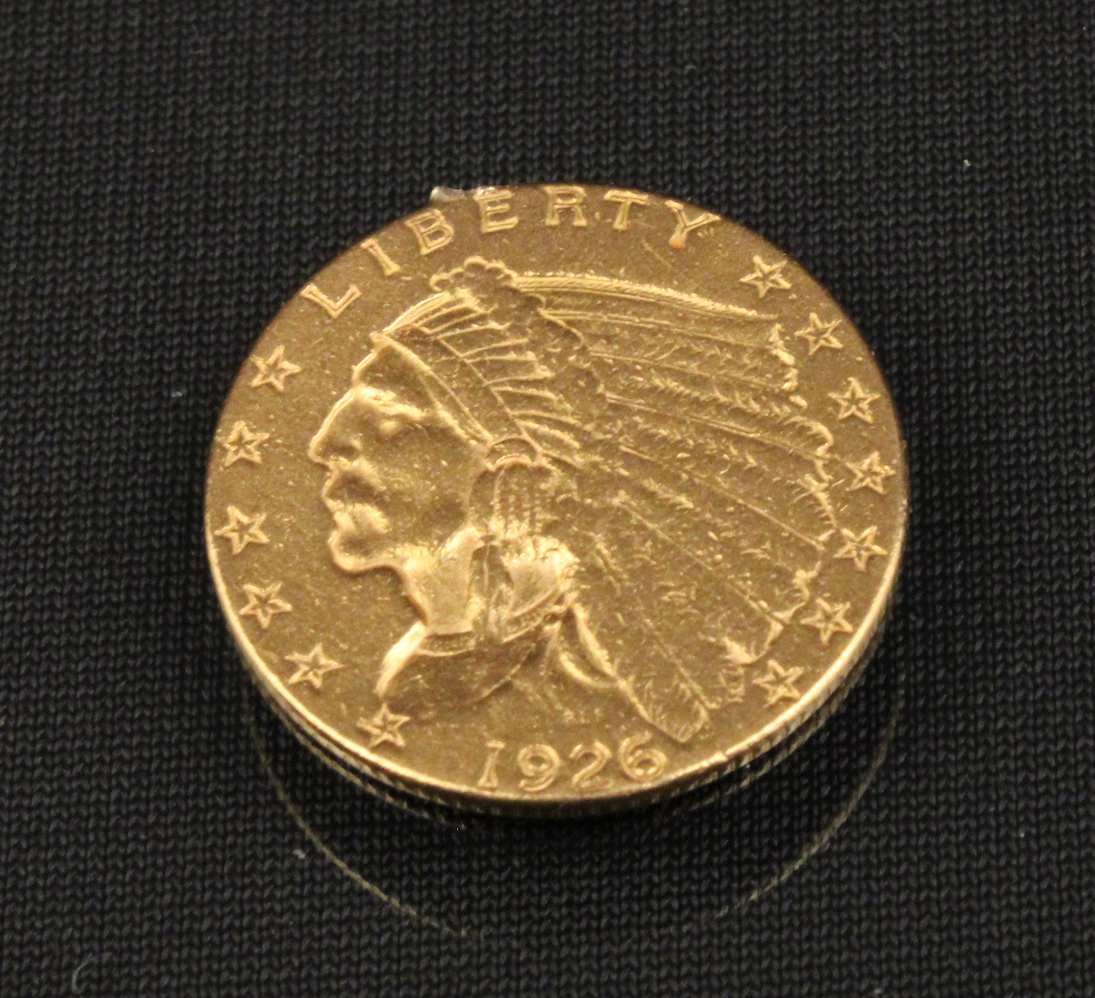 1926 INDIAN HEAD 2 50 GOLD COIN 35eb75