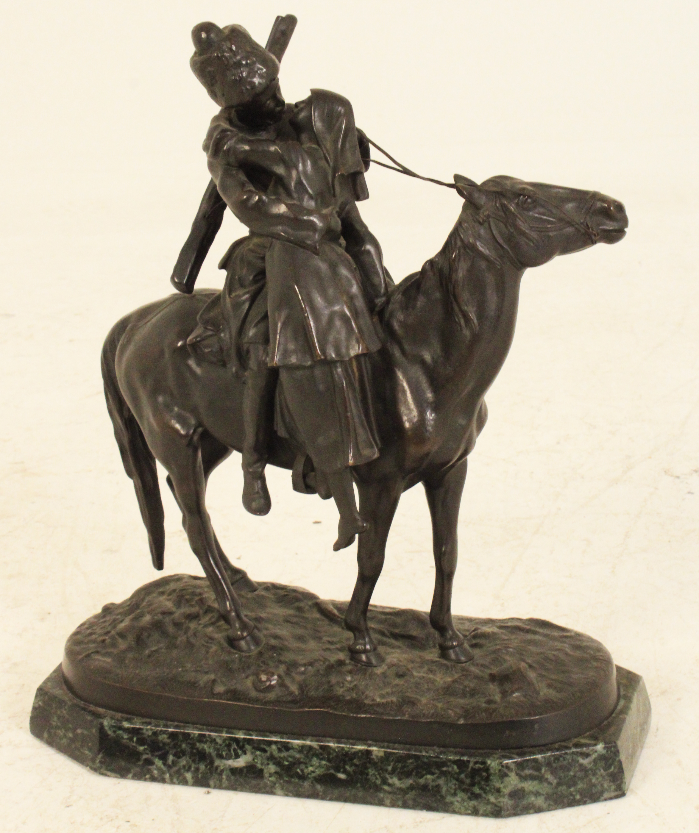 RUSSIAN BRONZE "THE FAREWELL KISS"