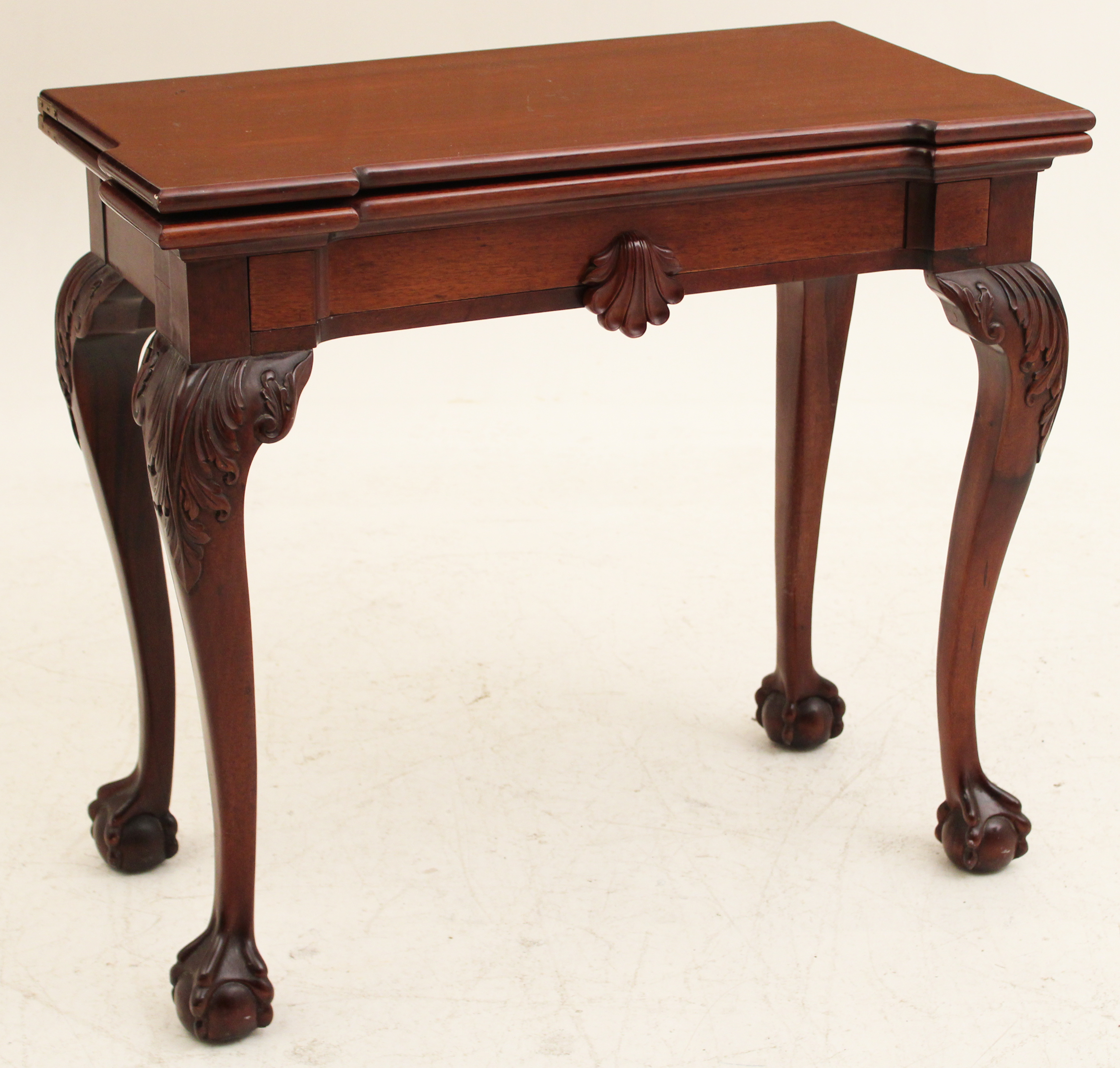 CHIPPENDALE STYLE MAHOGANY GAME