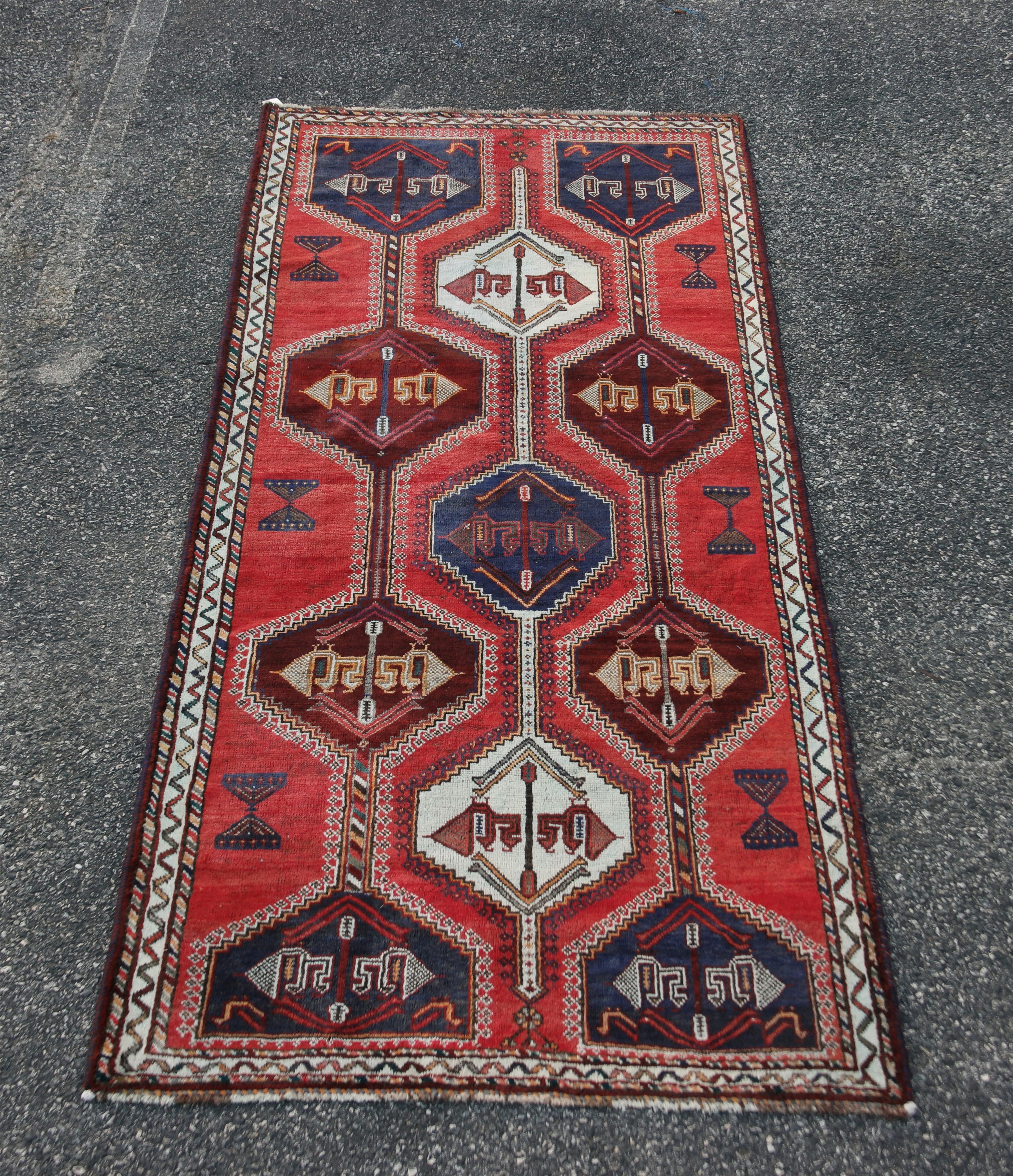 ORIENTAL RUG 4 8 X 9 10 QASHGHI 35ec3d