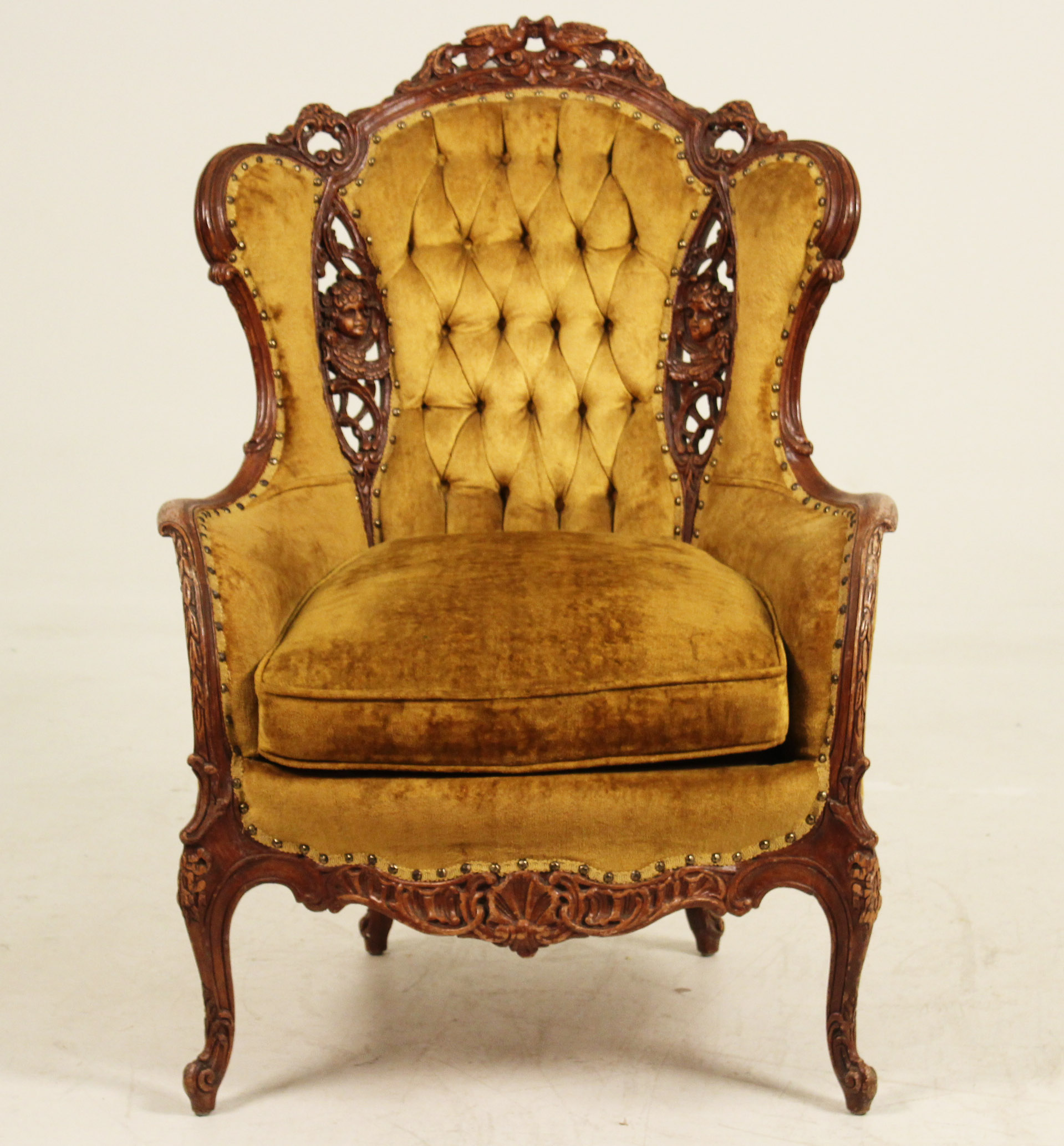 FRENCH STYLE WALNUT BERGERE FRENCH 35ec68