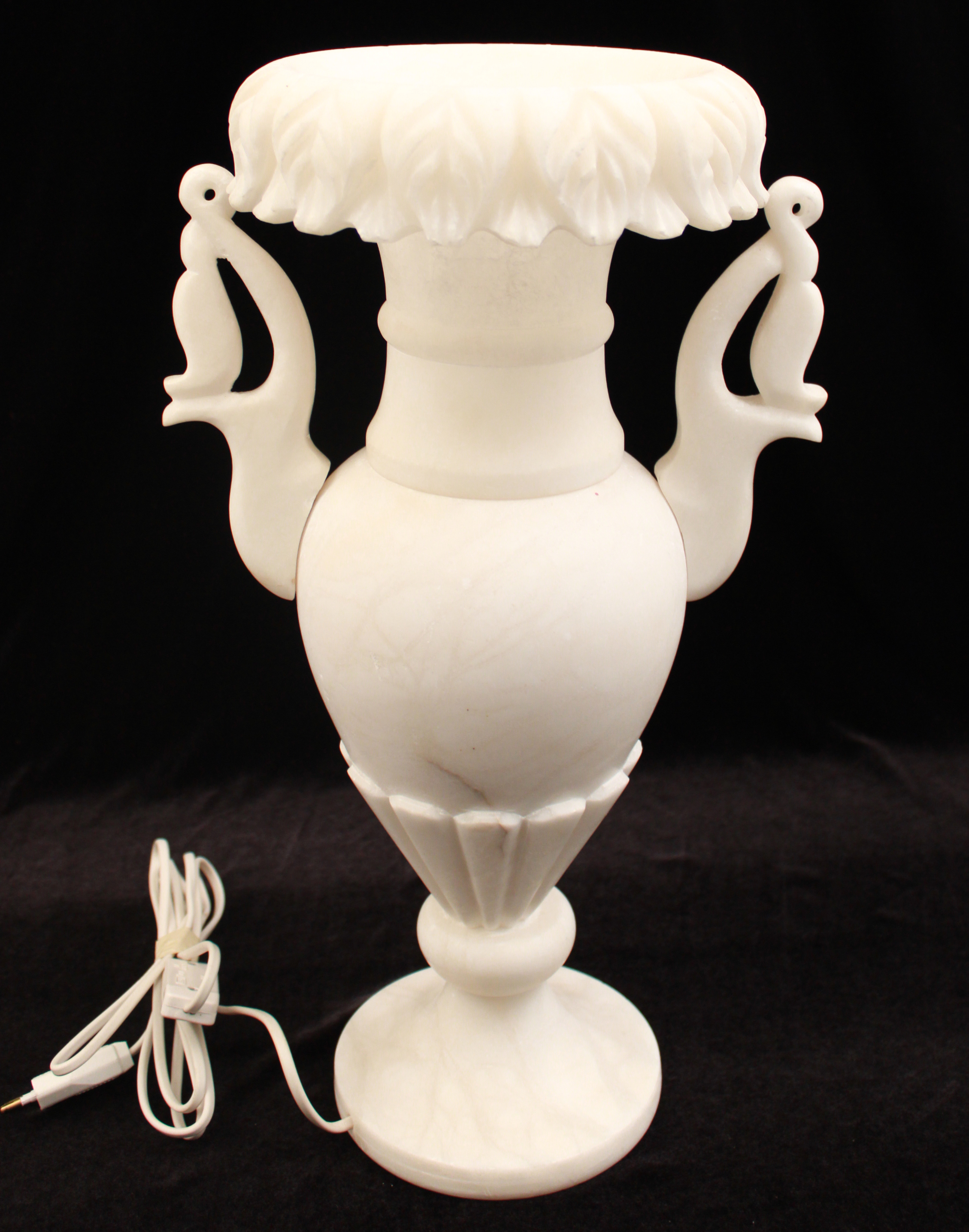 CLASSICAL CARVED MARBLE URN CLASSICAL
