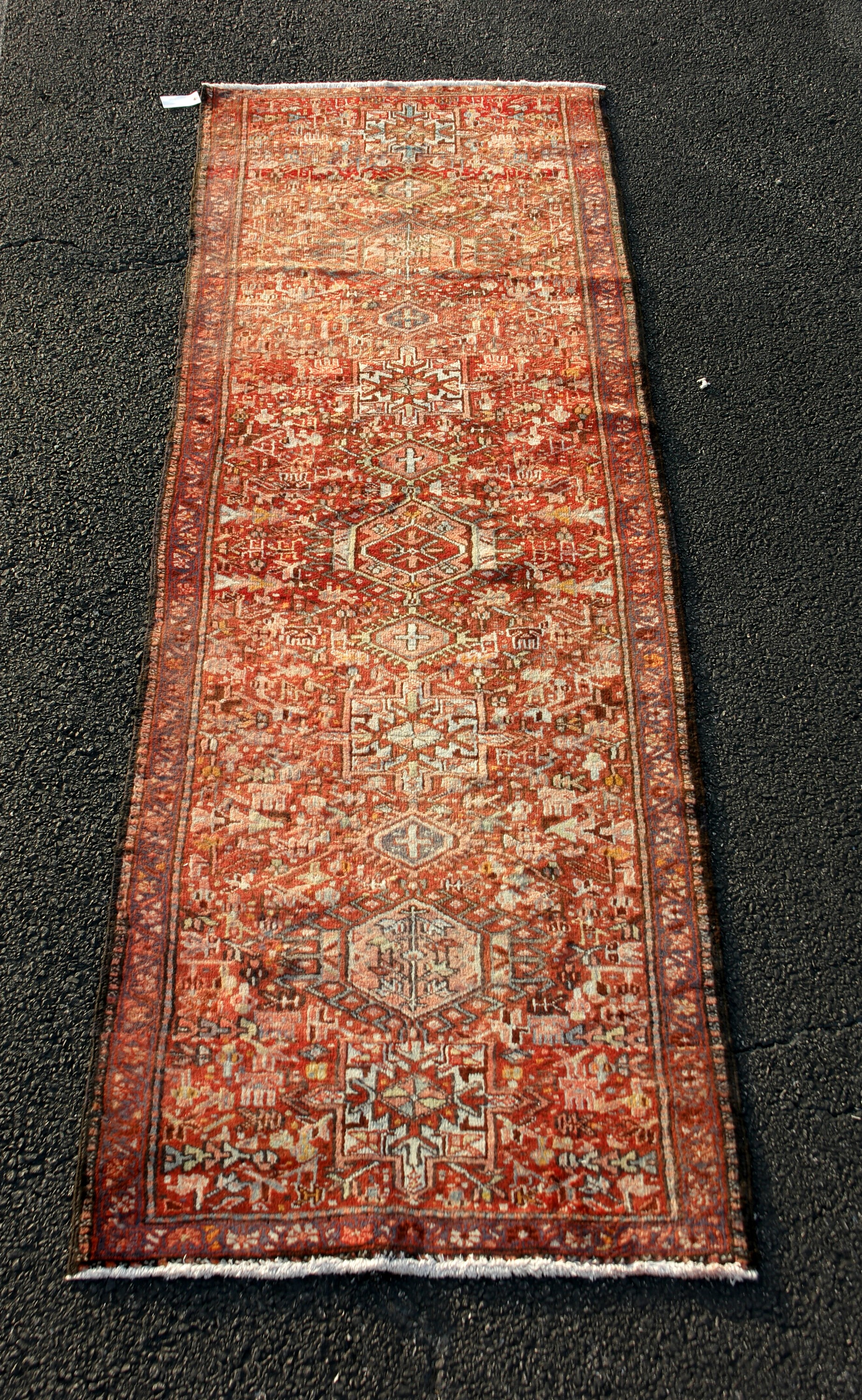 ORIENTAL RUG 3'4" X 10' KARAJEH