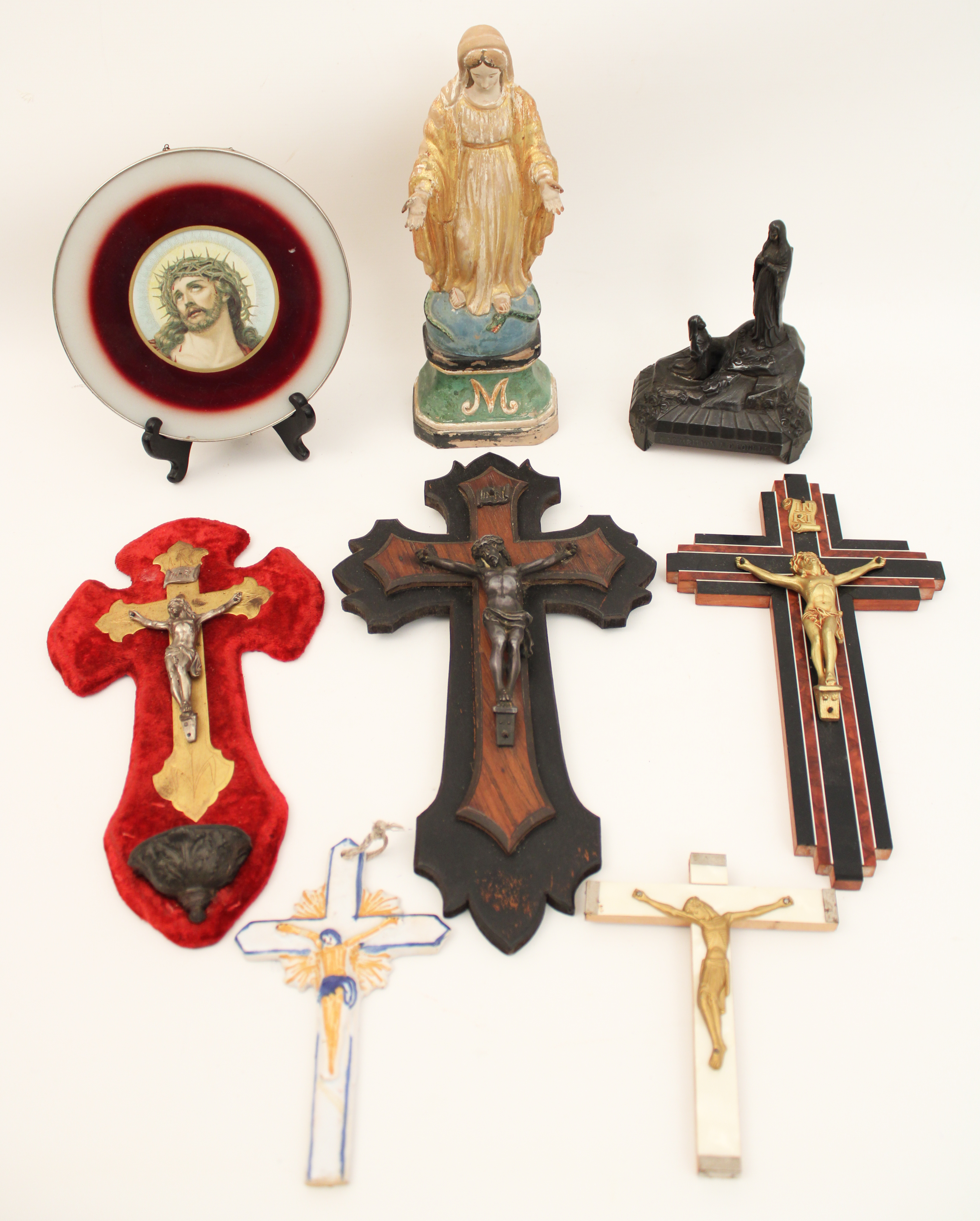 8 PC. MISC. LOT OF RELIGIOUS ITEMS