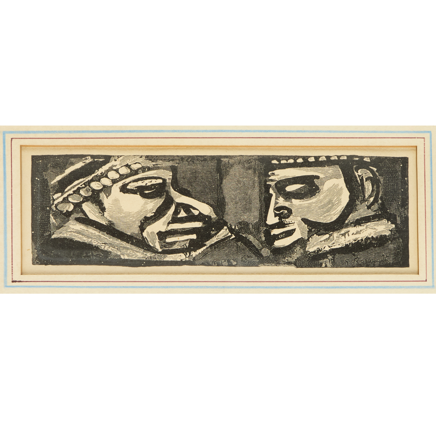 GEORGES ROUAULT WOODCUT ENGRAVING 3613dd