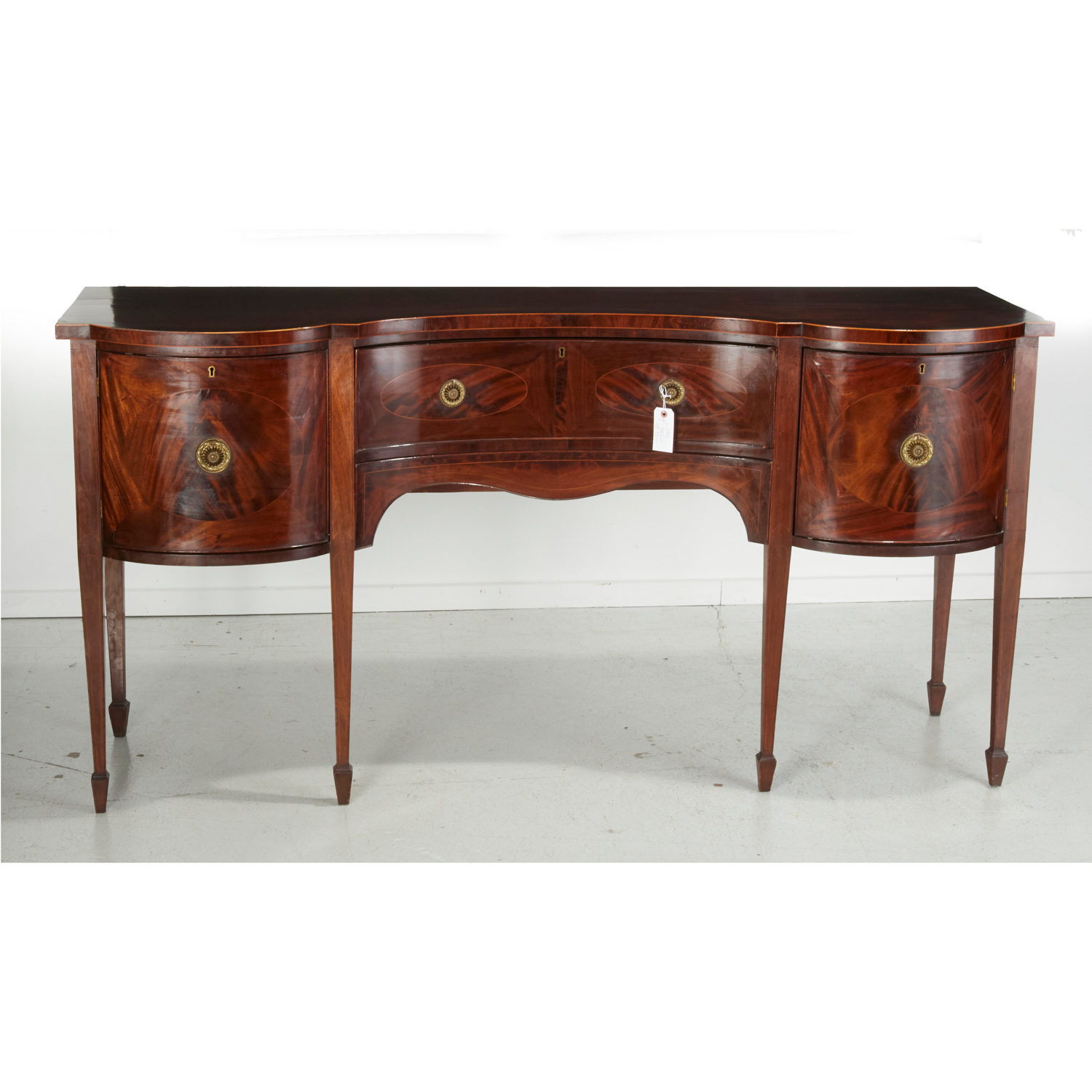 GEORGE III STYLE INLAID MAHOGANY