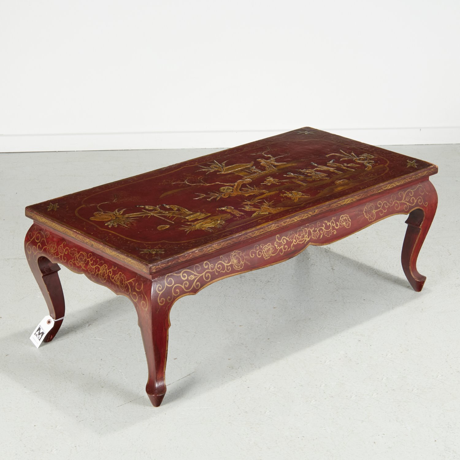 CHINOISERIE RED JAPANNED COFFEE 3613f9