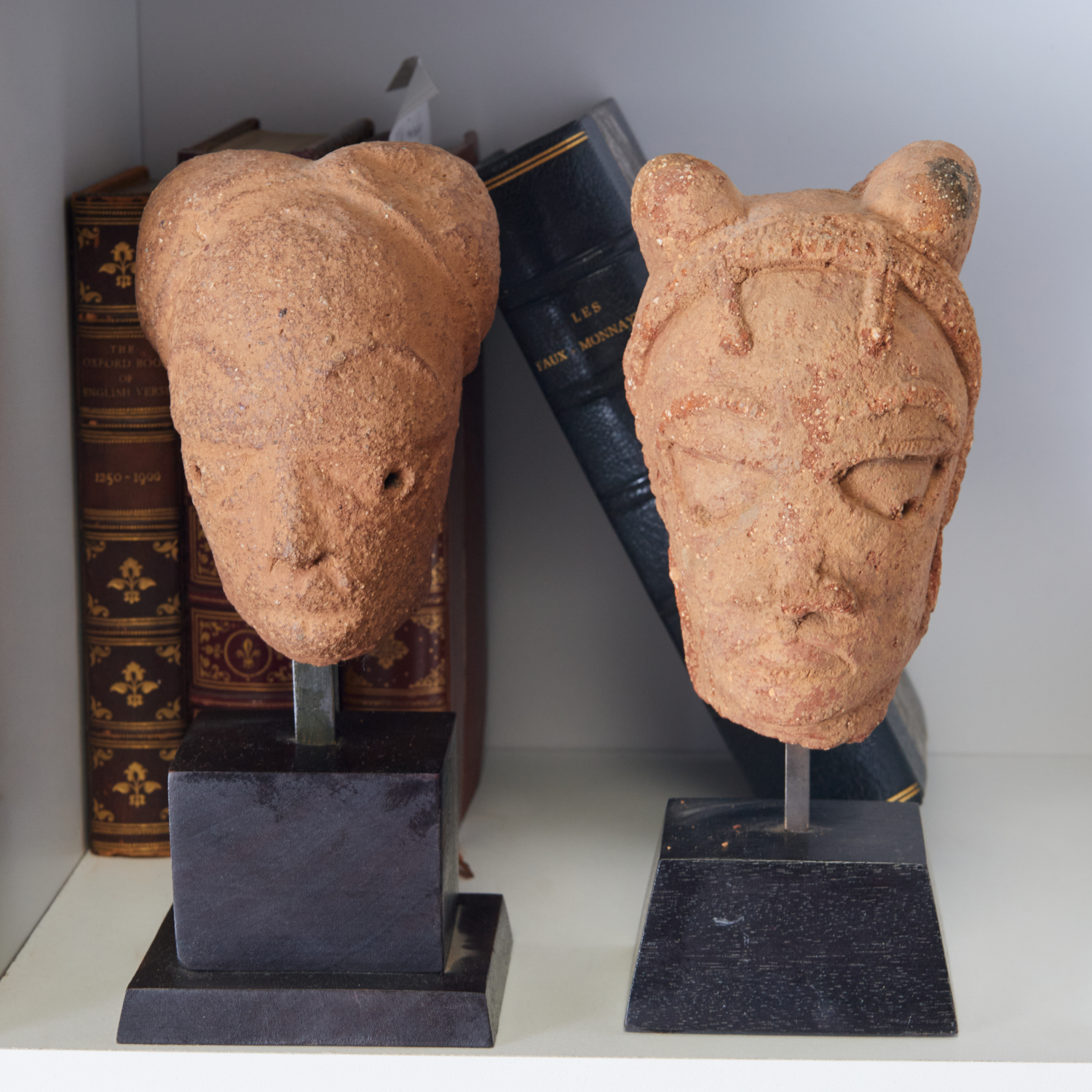 NOK CULTURE 2 TERRACOTTA HEADS 3614c7