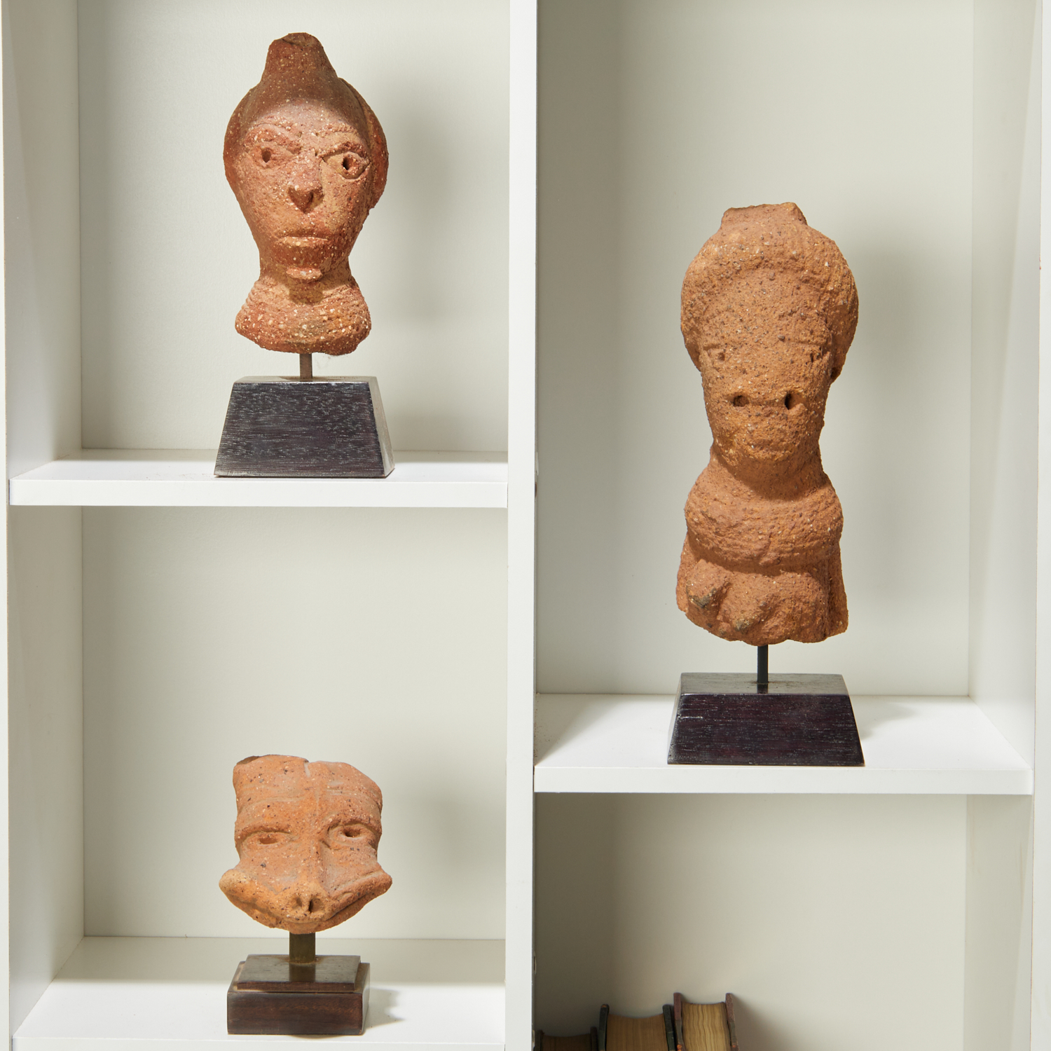 NOK CULTURE 3 TERRACOTTA HEADS 36150a