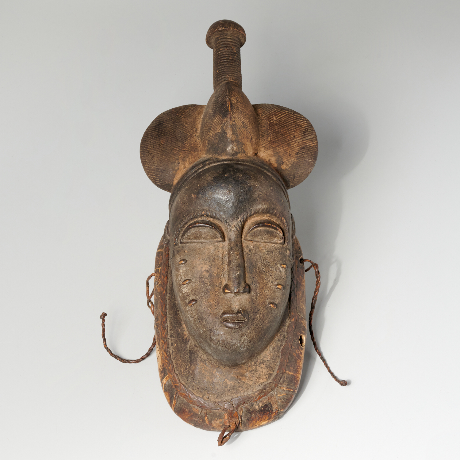 BAULE PEOPLES, WOOD AND LEATHER