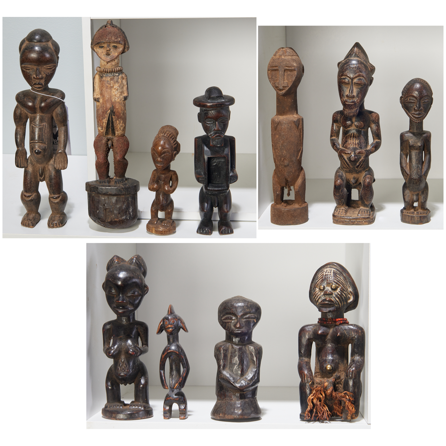 GROUP 11 CARVED AFRICAN STYLE 3615ca