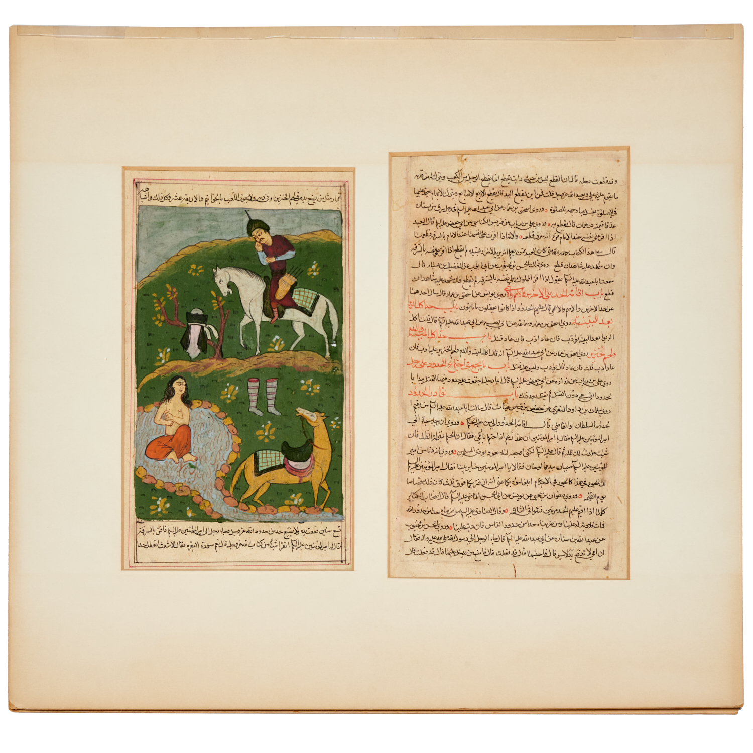 INDO PERSIAN SCHOOL 2 PAINTINGS 3616e4